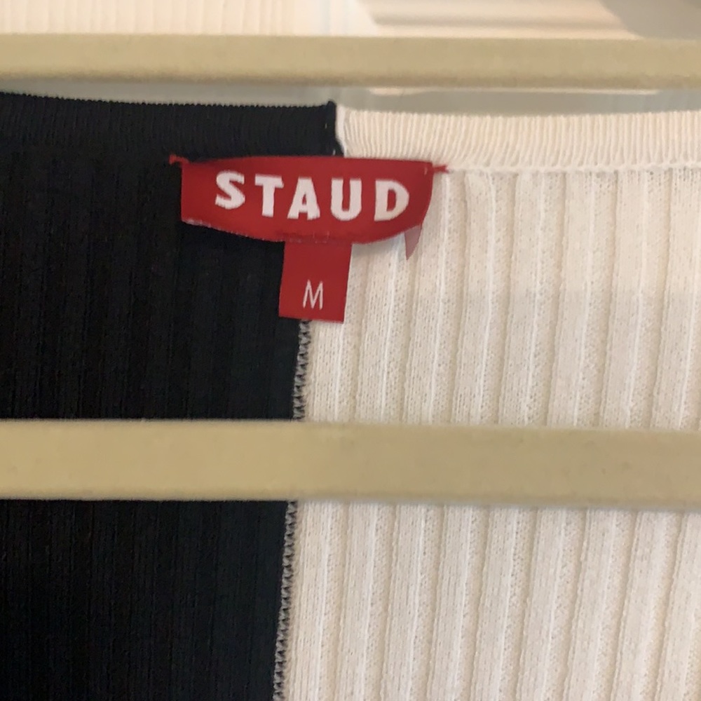 Staud Black and White Sweater - Picture 2 of 3